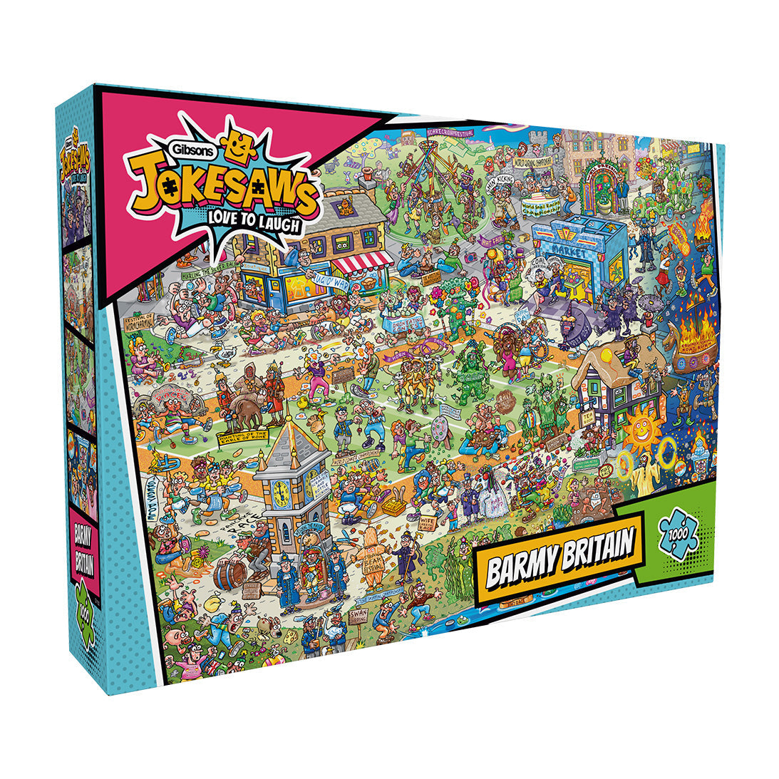 Jokesaws: Barmy Britain 1000 Piece Jigsaw Puzzle Gibsons