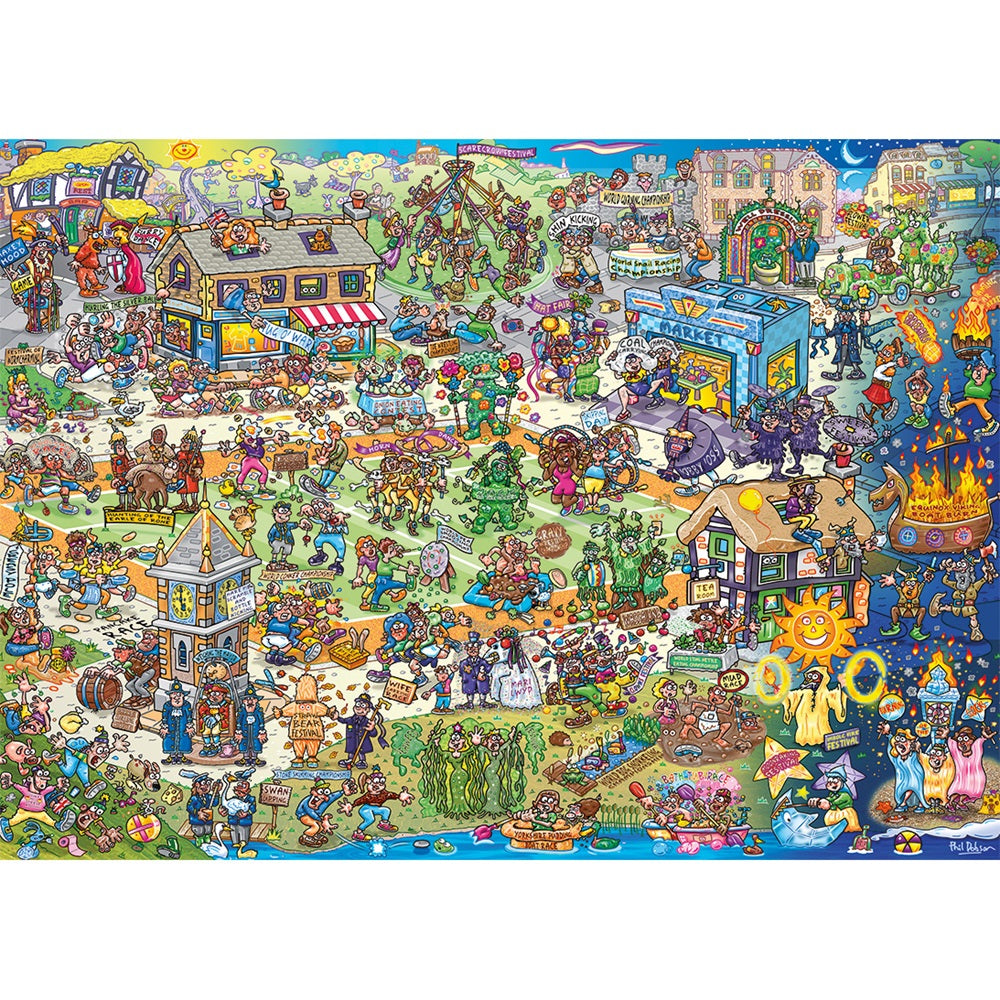 Poster of the Jokesaws: Barmy Britain 1000 Piece Jigsaw Puzzle Gibsons