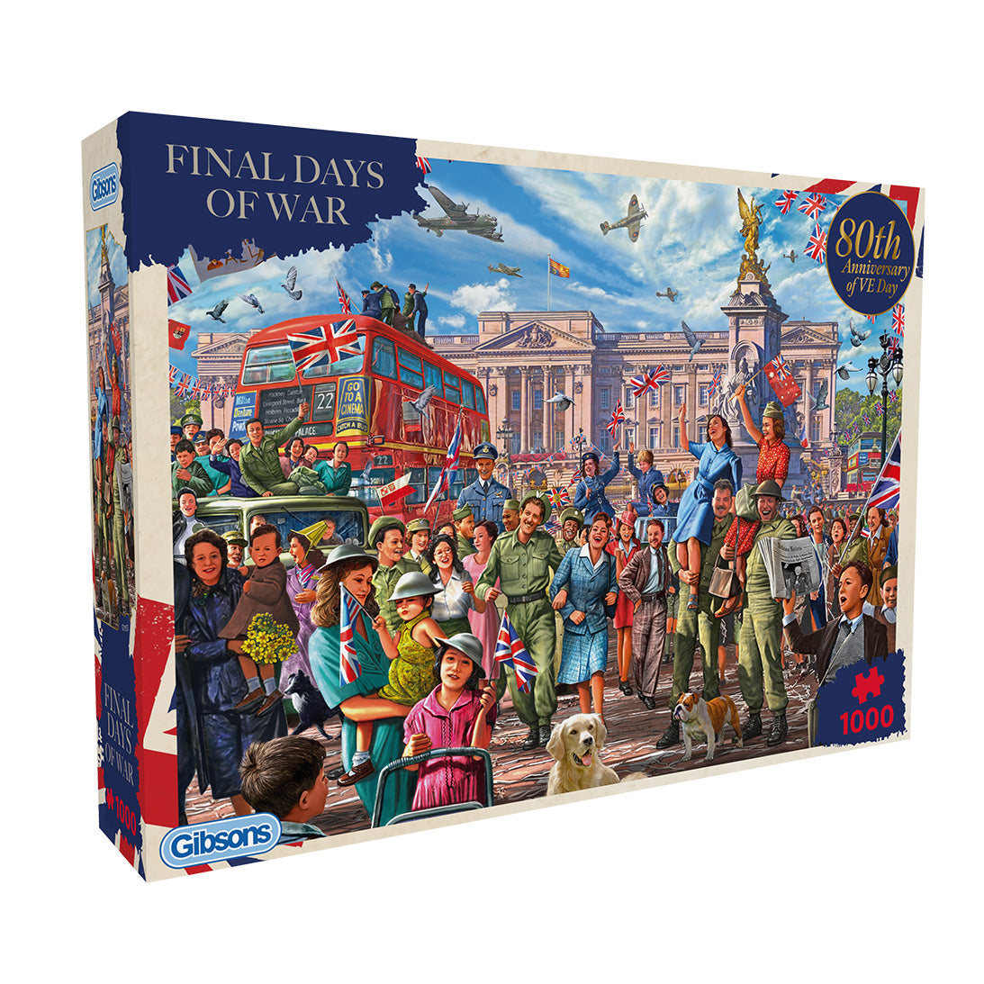 Final Days of War 1000 Piece Jigsaw Puzzle by Gibsons in Special box