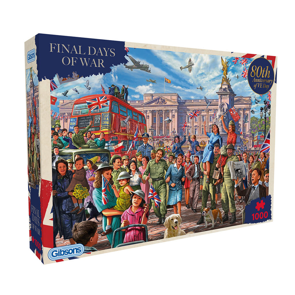 Final Days of War 1000 Piece Jigsaw Puzzle by Gibsons in Special box