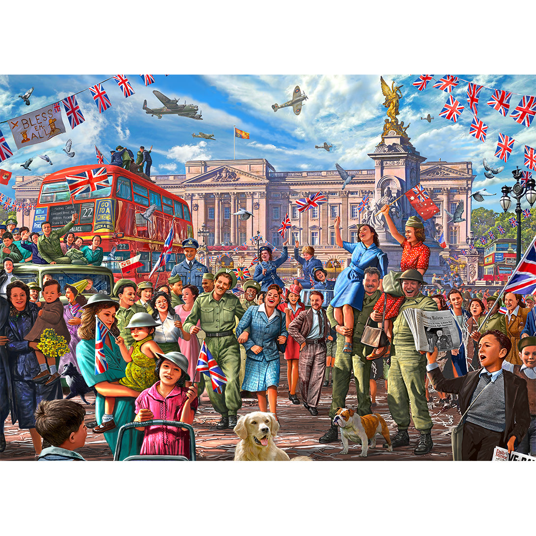 Final Days of War 1000 Piece Jigsaw Puzzle by Gibsons poster