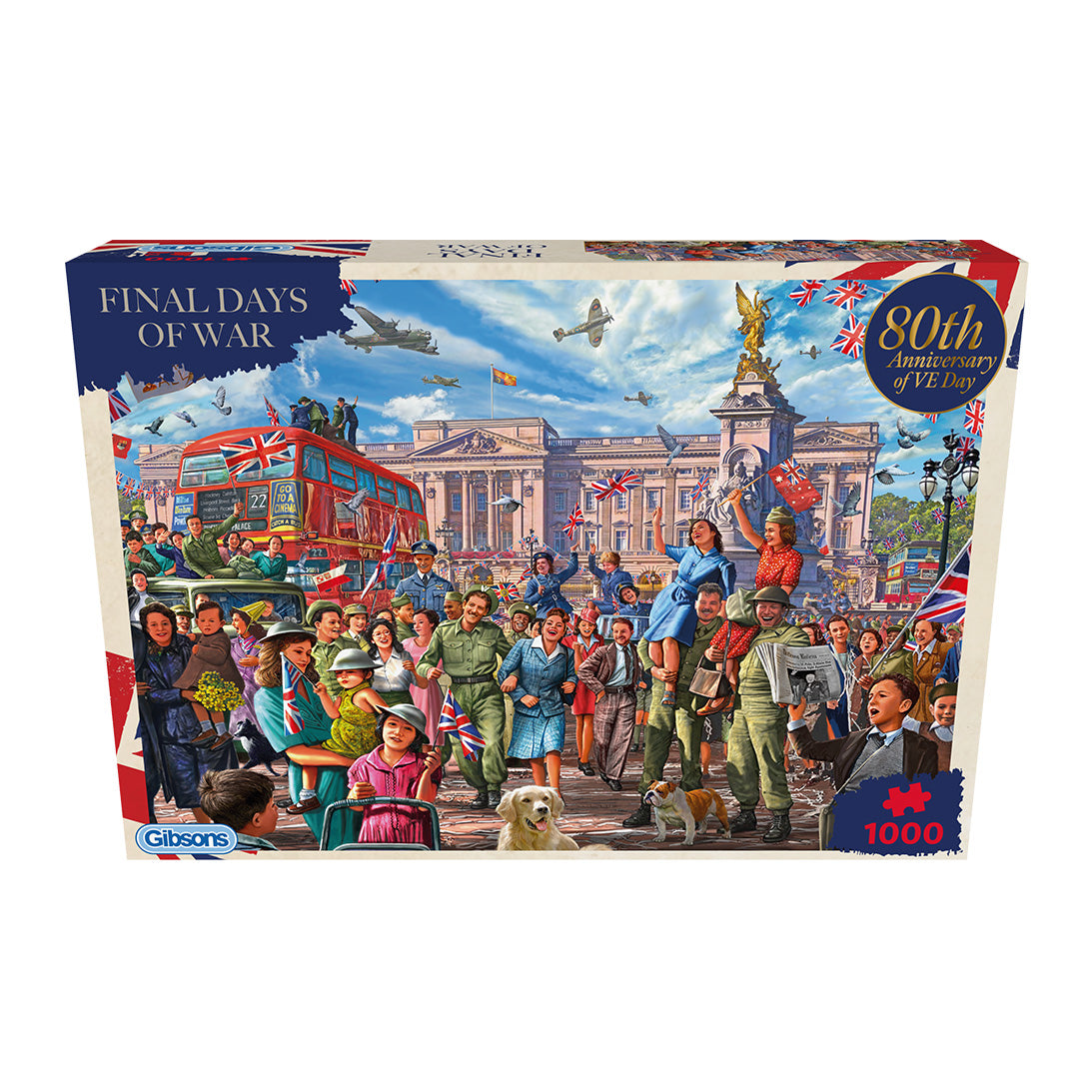 Final Days of War 1000 Piece Jigsaw Puzzle by Gibsons in Special box front view