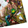 Haddon Hall 1000 Piece Jigsaw Puzzle by Gibsons made up detail on white background
