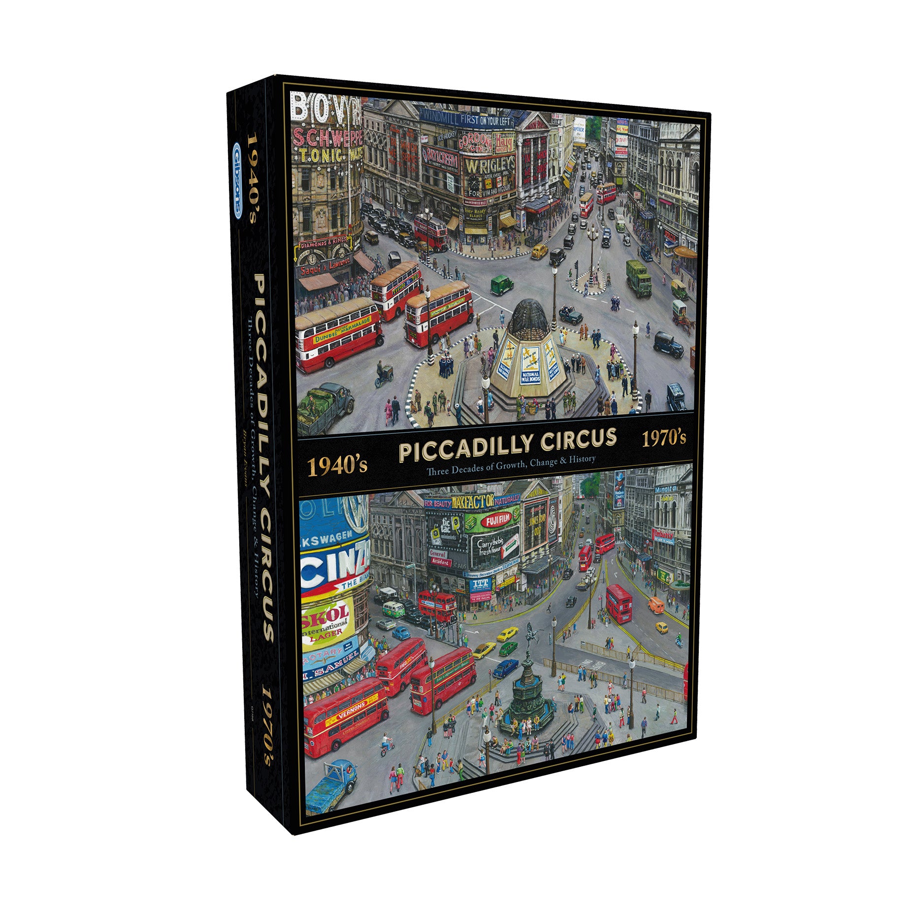 Gibsons Games - Puzzle da 1000 pezzi, motivo: mappa di Londra, puzzle sostenibile per adulti, cartone riciclato al 100% di alta qualità, ottimo regalo per adulti Gibsons Games - Puzzle da 1000 pezzi, motivo: mappa di Londra, puzzle sostenibile per adulti, cartone riciclato al 100% di alta qualità, ottimo regalo per adulti