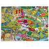 Jokesaws Campsite Capers 1000 Piece Jigsaw Puzzle by Gibsons made up on white background