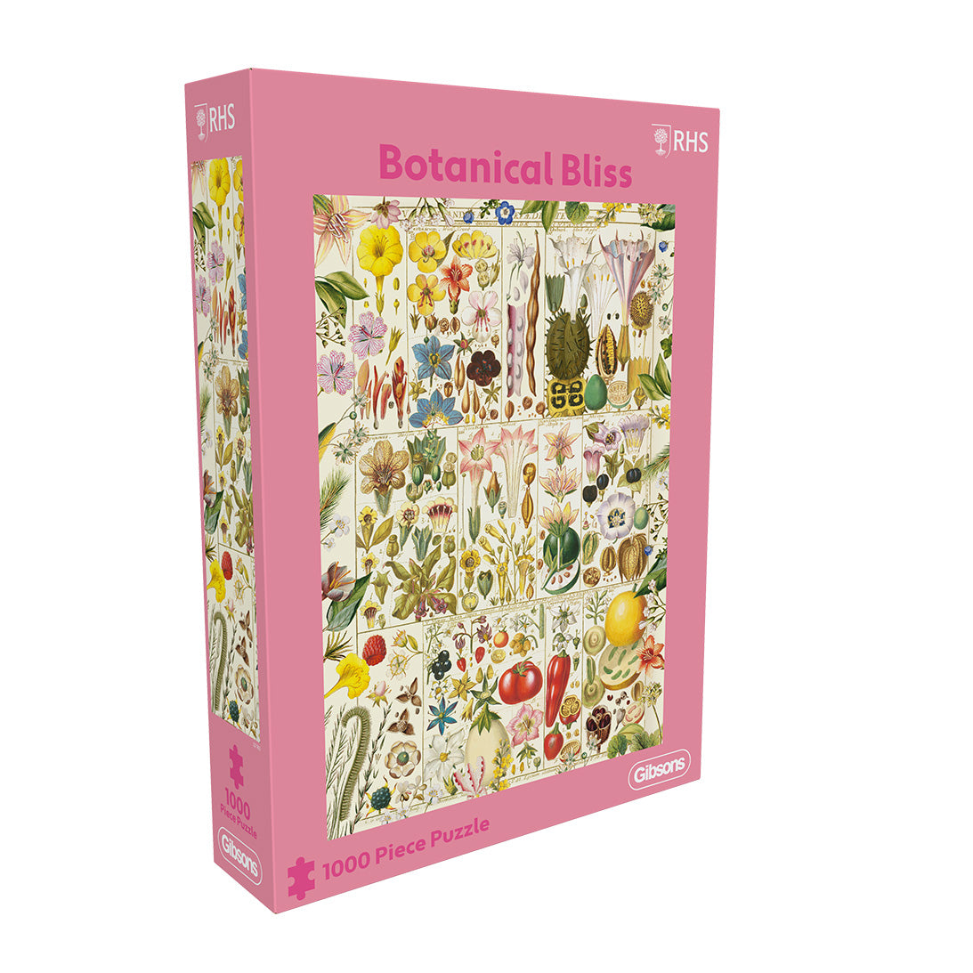 RHS Botanical Bliss 1000 Piece Jigsaw Puzzle by Gibsons in special retail box