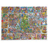 Gibsons Jokesaws Crackers for Christmas 1000 Piece Jigsaw Puzzle made up on white background