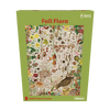Gibsons RHS Fall Florals 1000 Piece Jigsaw Puzzle for Adults in Green retail box front view