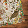 Gibsons RHS Fall Florals 1000 Piece Jigsaw Puzzle for Adults made up detail on wooden table