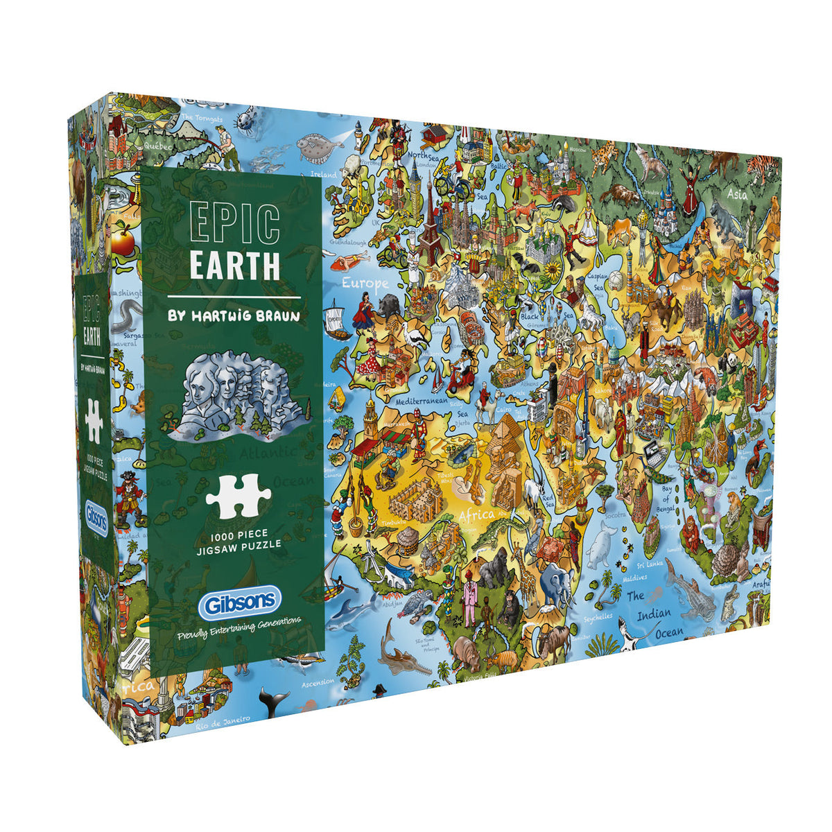 Gibsons Epic Earth 1000 Piece Jigsaw Puzzle for Adults