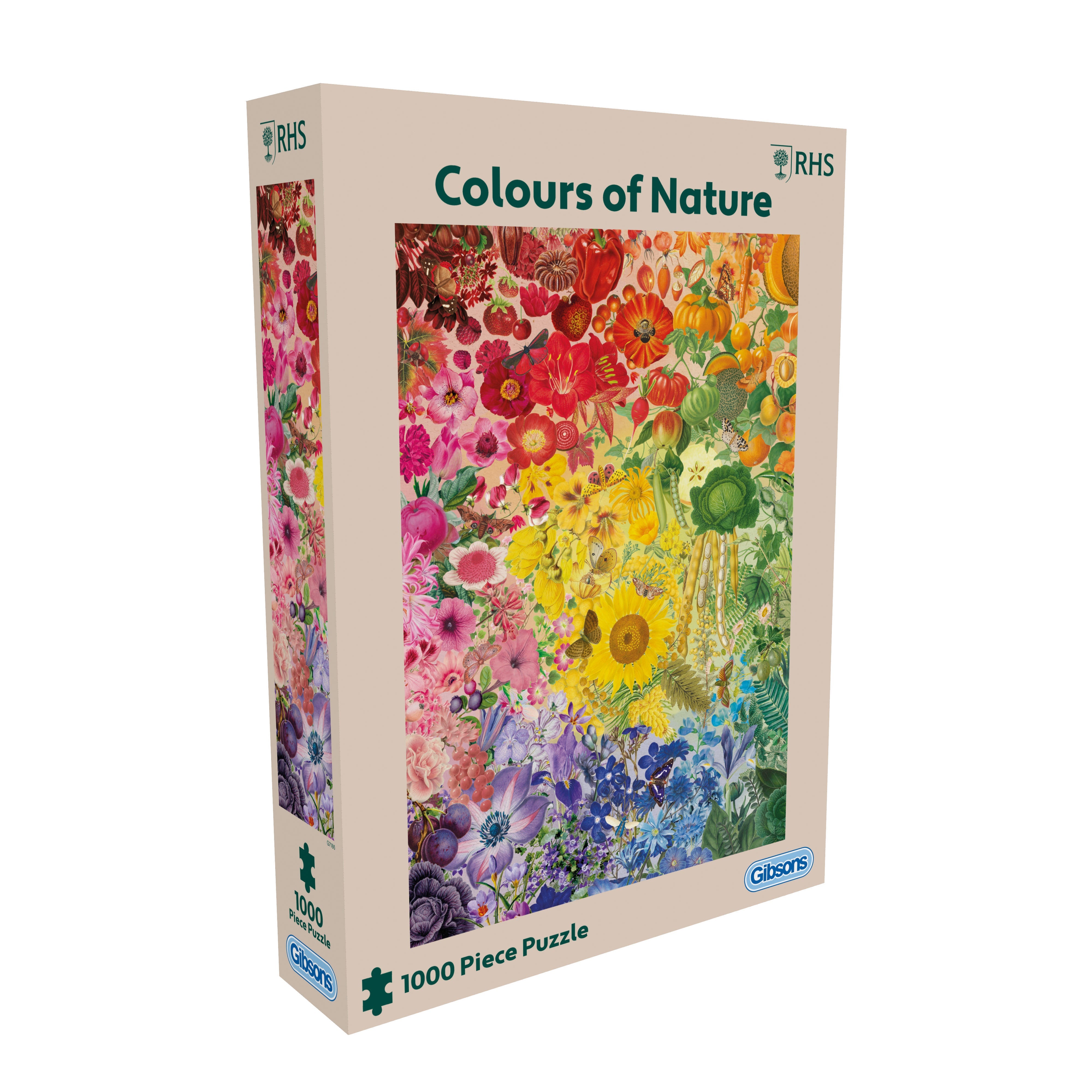Gibsons RHS Colours of Nature 1000 Piece Jigsaw Puzzle for Adults