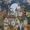 The Art File Autumn Equinox 1000 Piece Jigsaw Puzzle Gibsons with beautiful detail of old mansion house with moon and birds