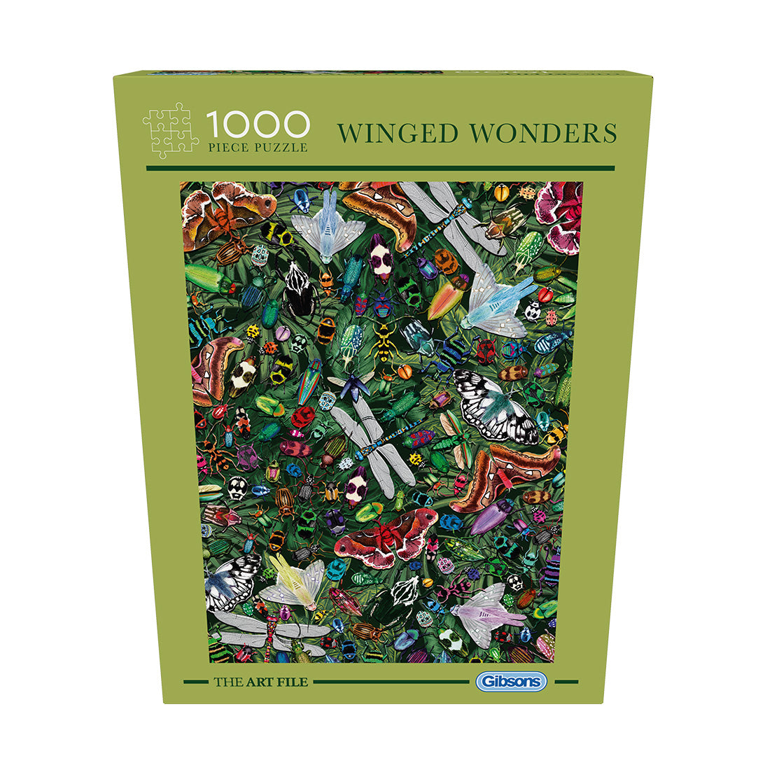 Gibsons The Art File Winged Wonders 1000 Piece Jigsaw Puzzle