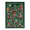 Gibsons The Art File: Christmas Village 1000 Piece Jigsaw Puzzle made up on white background