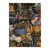 Gibsons The Art File Witchcraft 1000 Piece Halloween Spooky Jigsaw Puzzle for Adults made up on white background