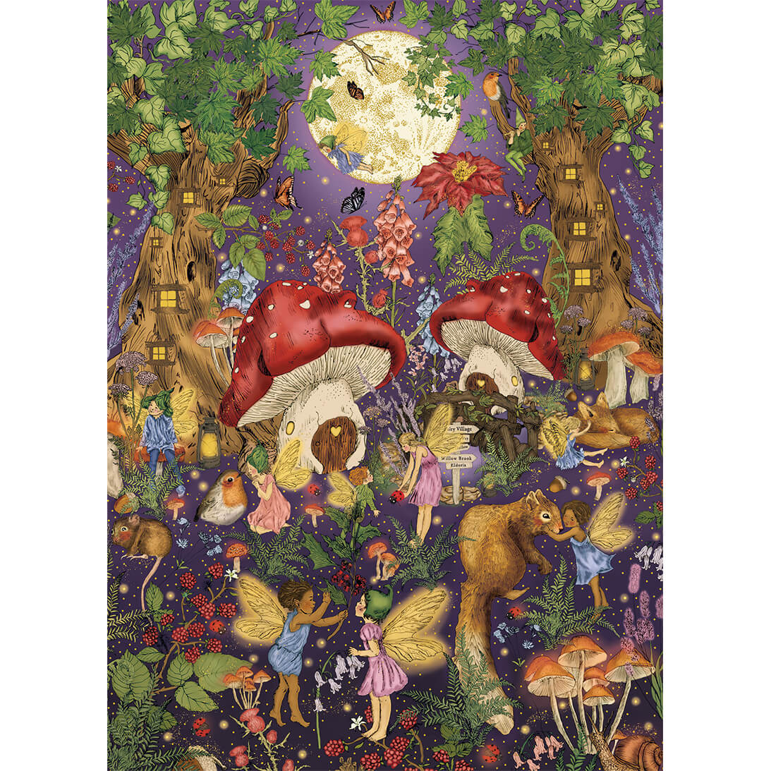 Gibsons The Art File Fairytale 1000 Piece Jigsaw Puzzle for Adults Poster