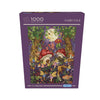 Gibsons The Art File Fairytale 1000 Piece Jigsaw Puzzle for Adults in retail purple box in front view