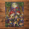 Gibsons The Art File Fairytale 1000 Piece Jigsaw Puzzle for Adults made up on wooden table