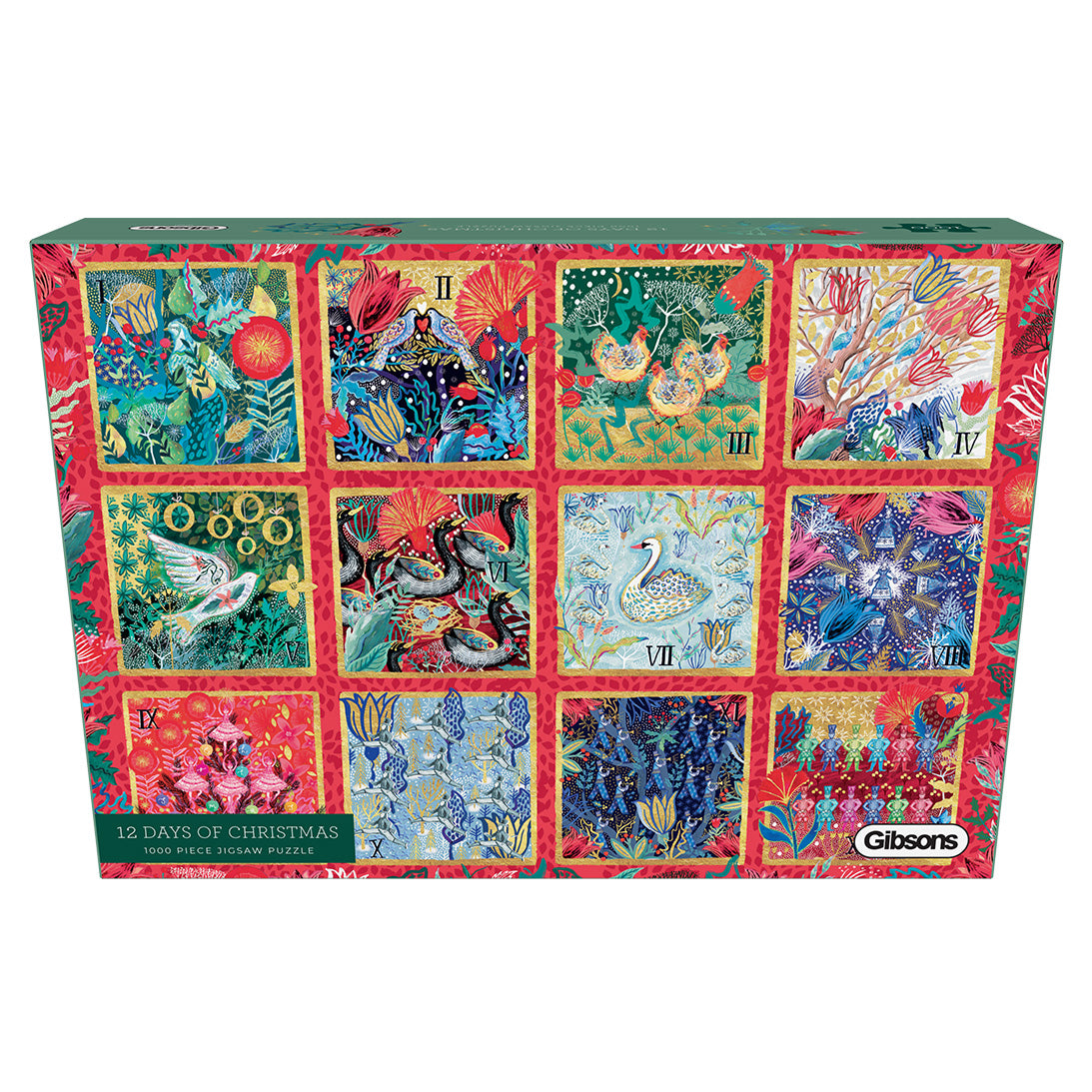 12 Days of Christmas 1000 Piece Jigsaw Puzzle Gibsons