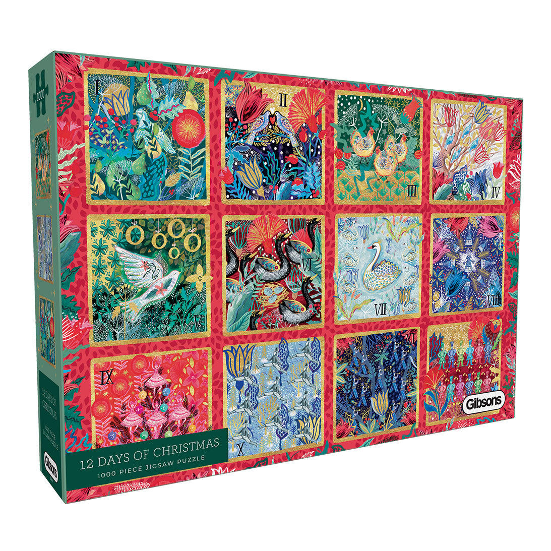 12 Days of Christmas 1000 Piece Jigsaw Puzzle Gibsons