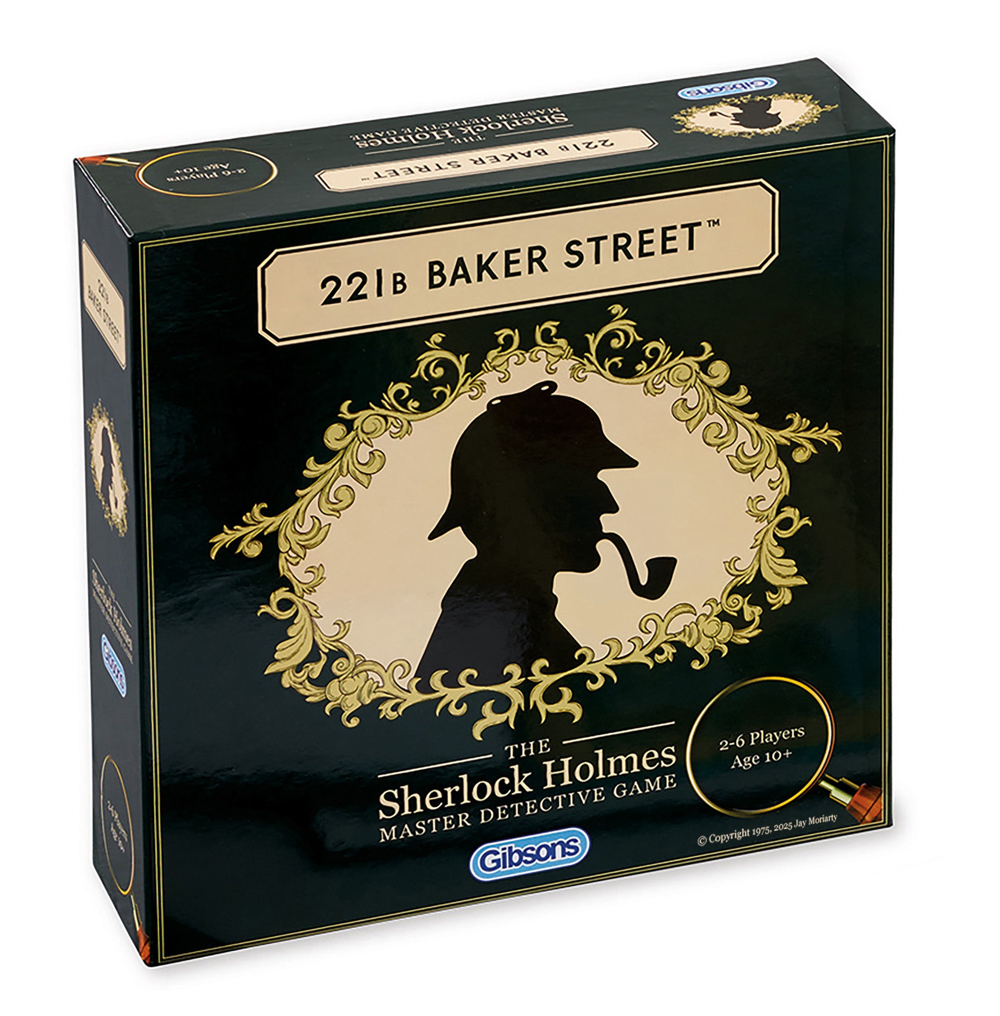 Box of '221B Baker Street' Sherlock Holmes game by Gibsons