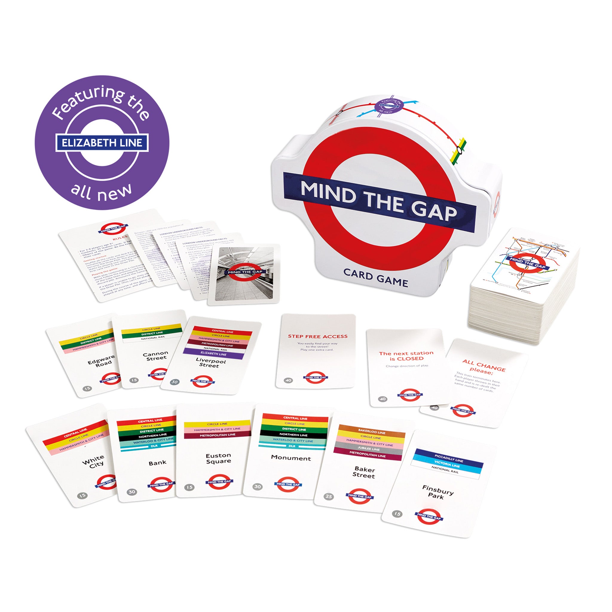 mind the gap award winning transport for london card game 