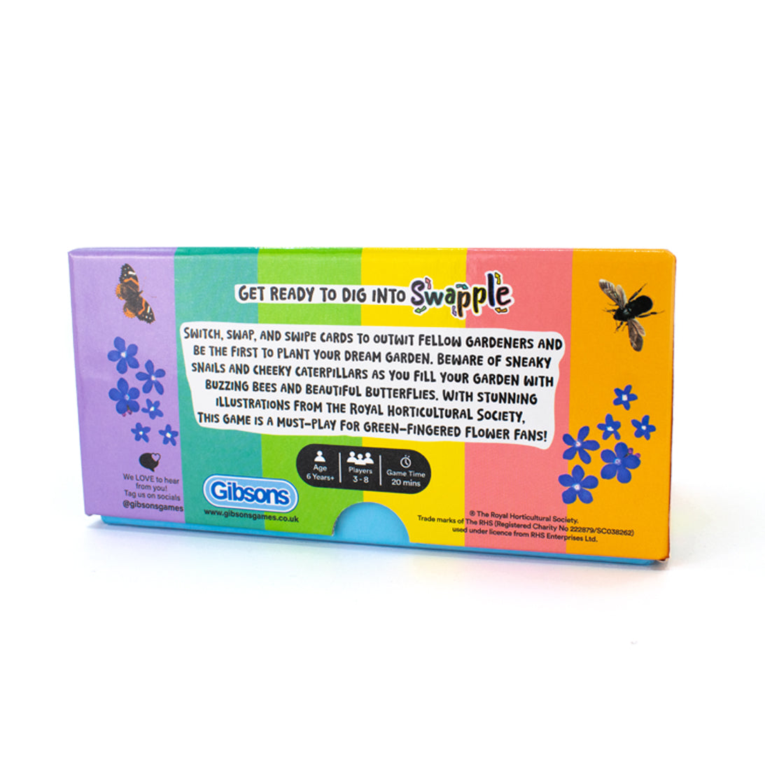 RHS Swapple card game retail box