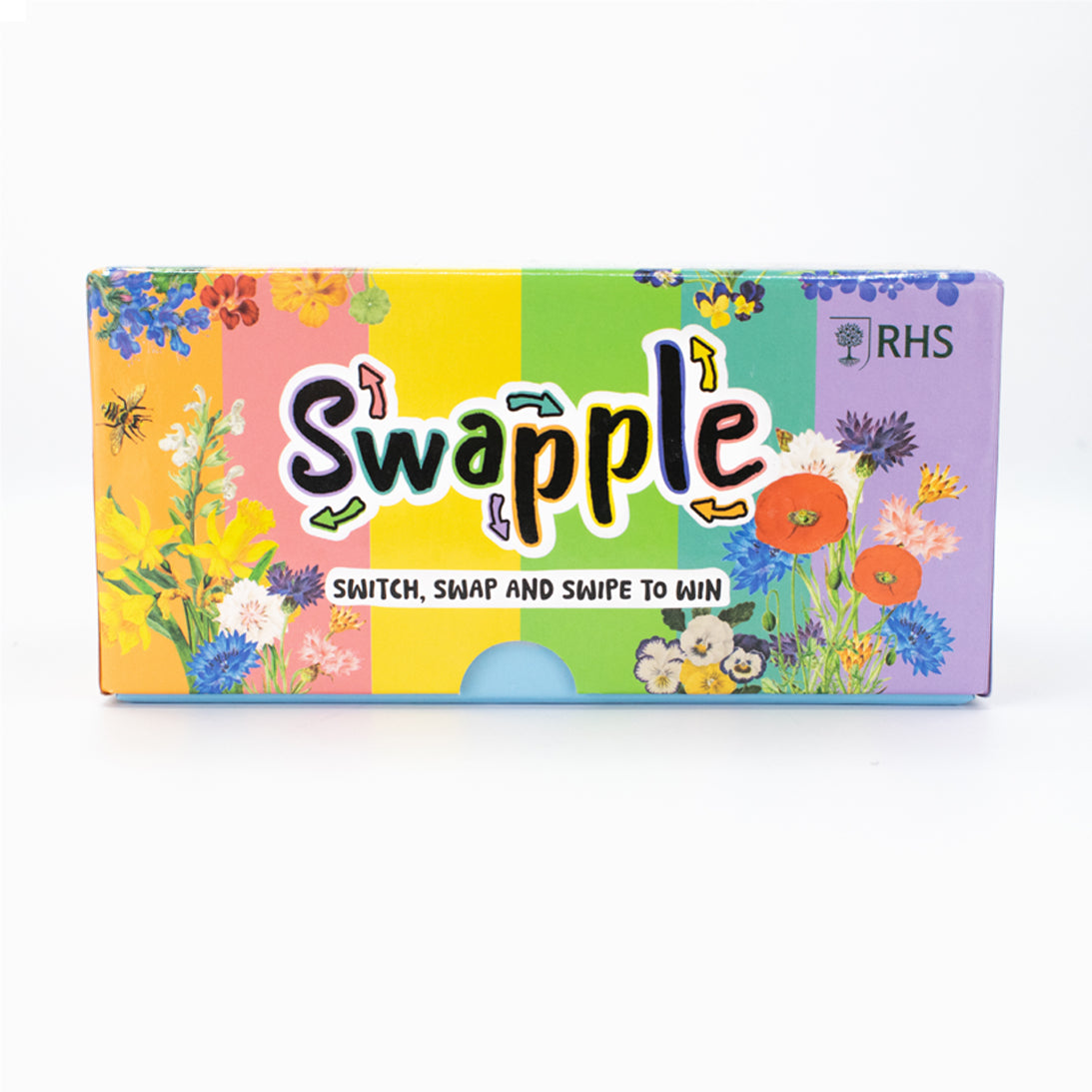 RHS Swapple card game retail box front view