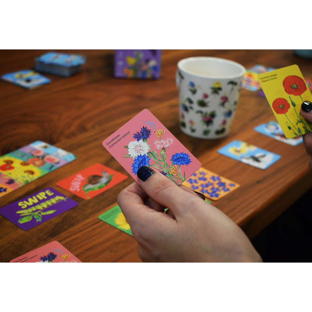 RHS Swapple card game person playing