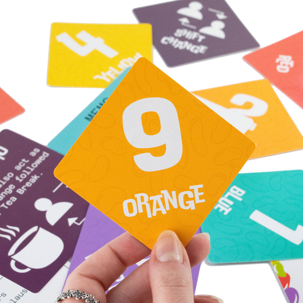 Bean Counters Inc. Card Game example of cards