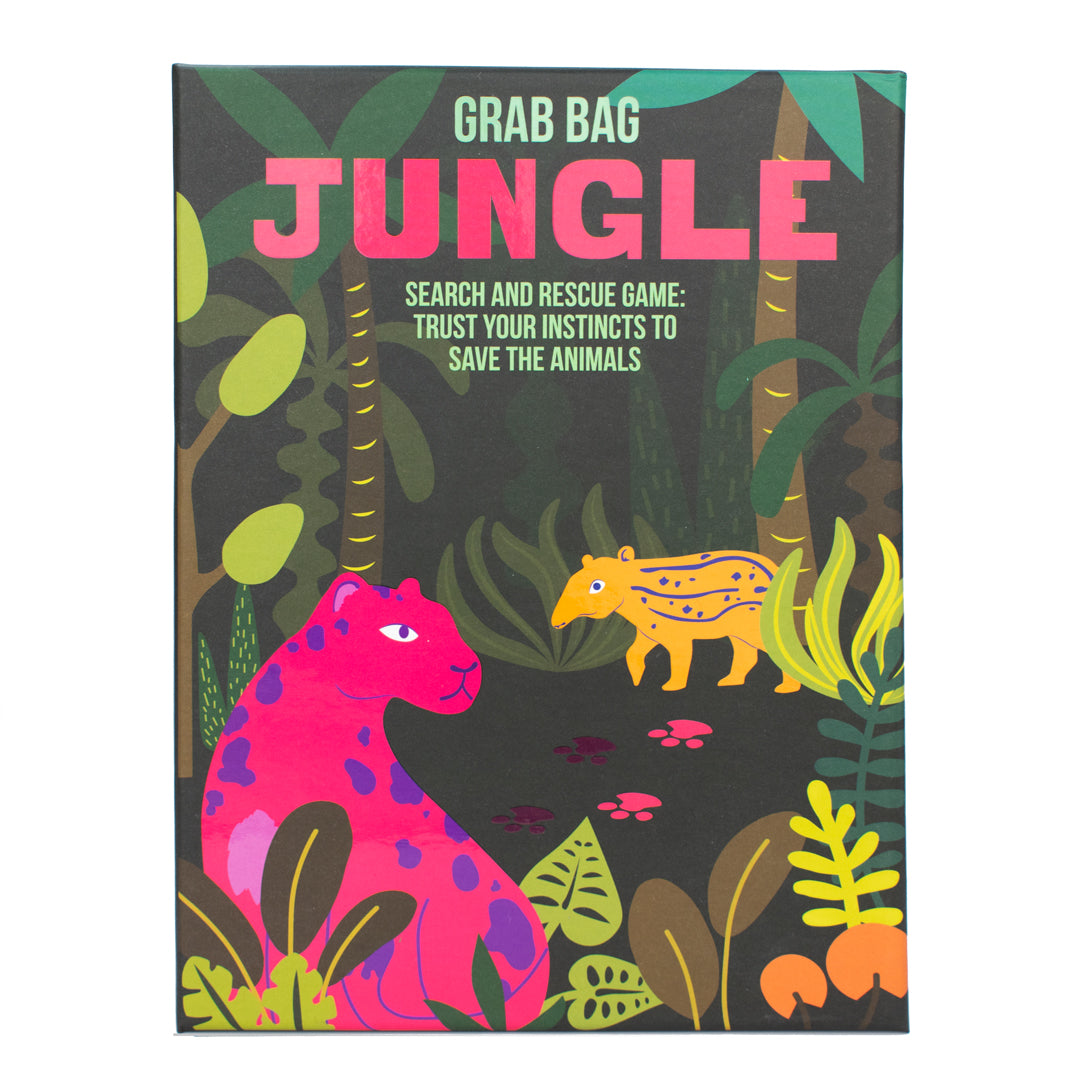 Grab Bag Jungle Game front view of retail box