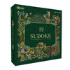 Gibsons The Art File Sudoku Green box with decorative cover on a white background