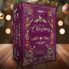 Gibsons Tales of Christmas Puzzle Advent Calendar box with festive decorations in the background