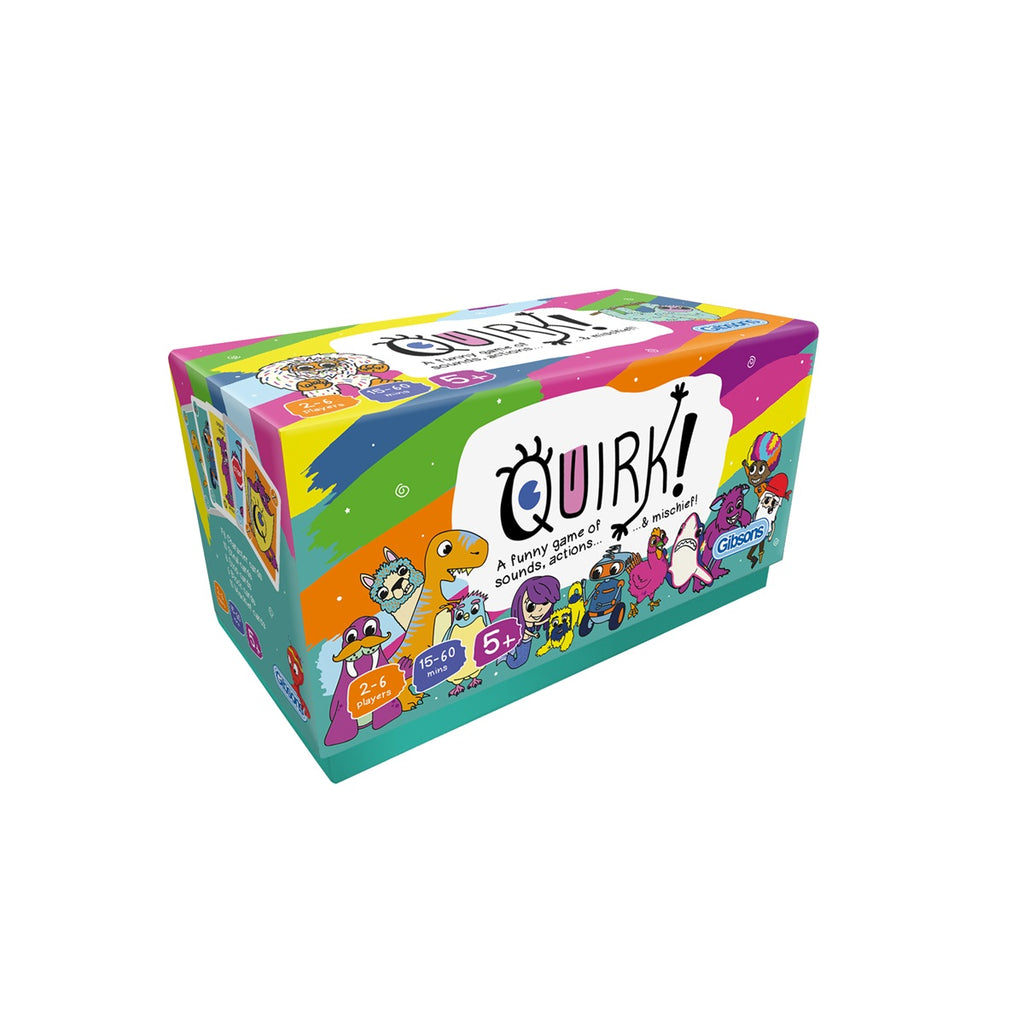 Quirk redesign Family Board Game from gibsons