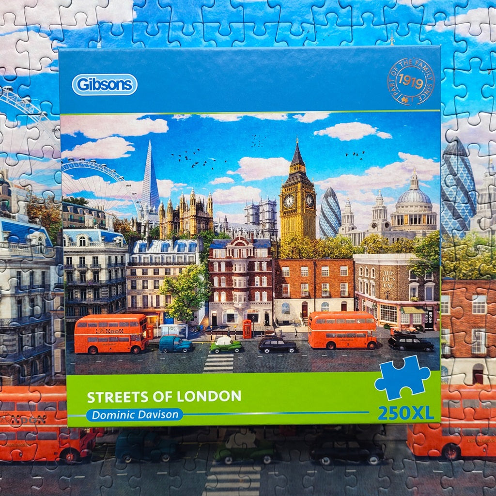 Gibsons Streets of london G2726 gibsons 250 extra large piece jigsaw puzzle