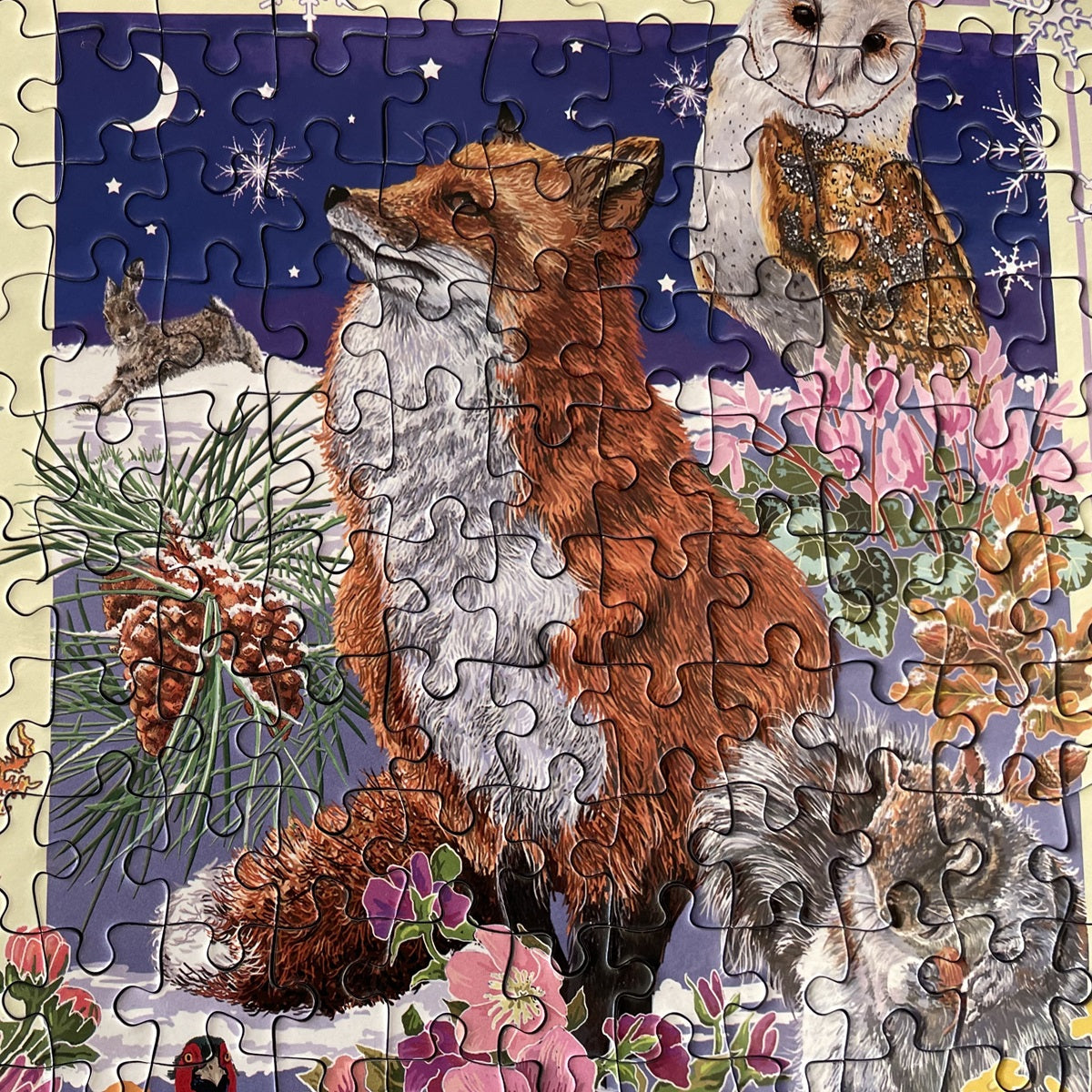 Through the Seasons 1000 piece jigsaw puzzle by gibsons games