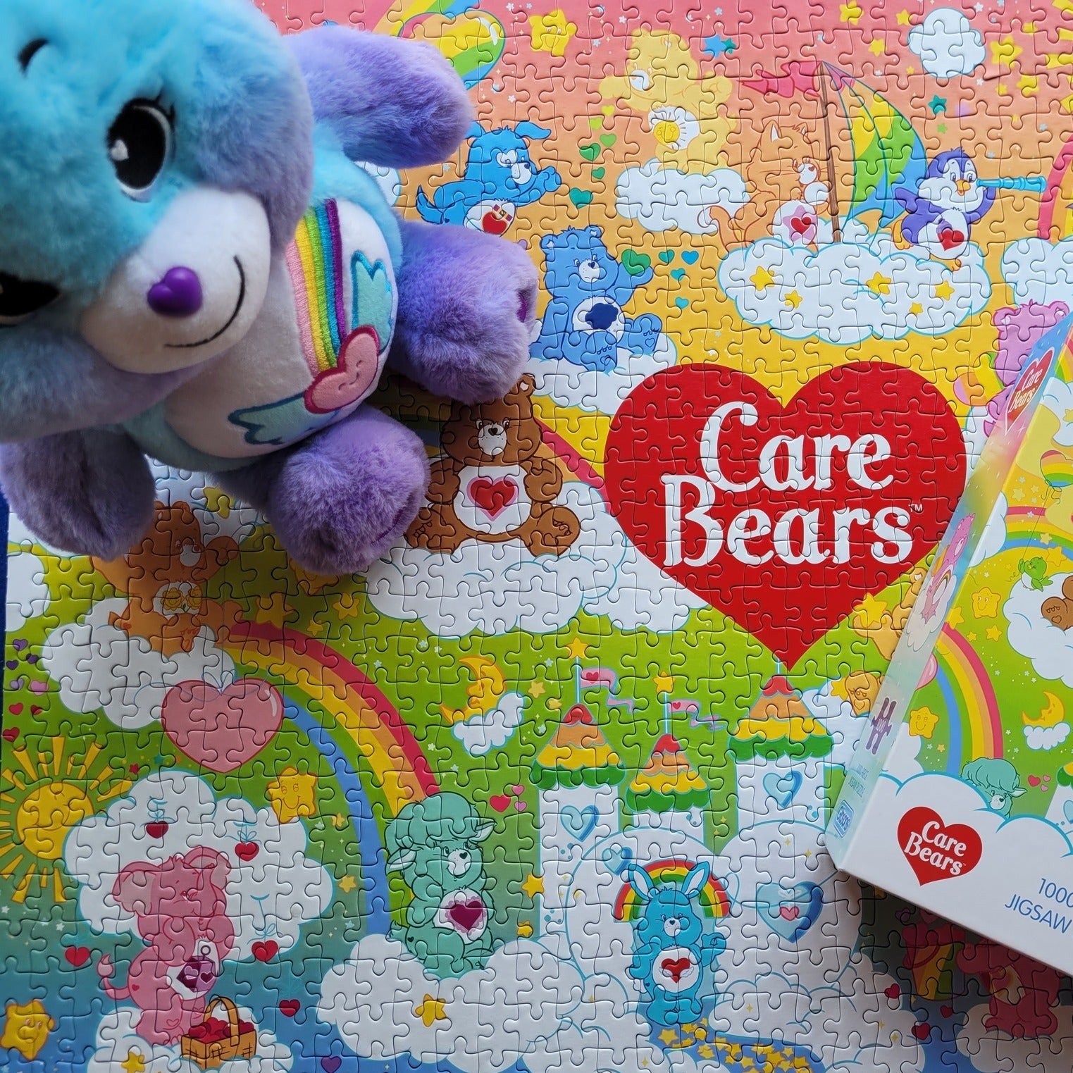 Care bears award-winning 1000 piece jigsaw puzzle by gibsons