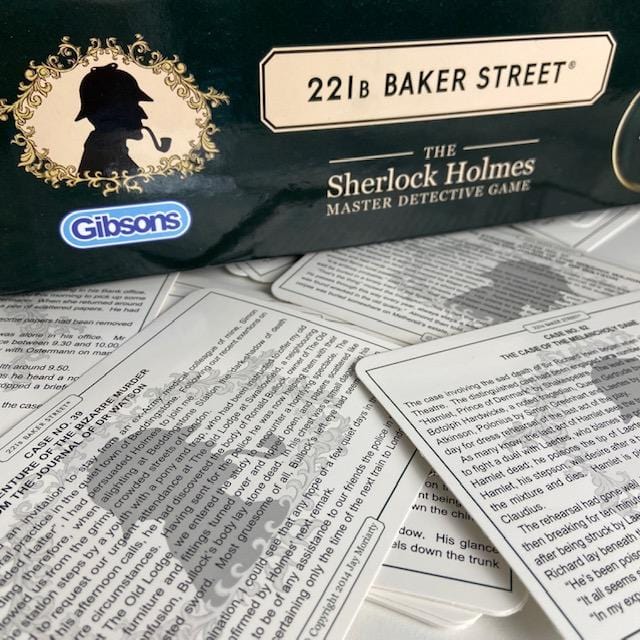 221B baker street mystery game by gibsons