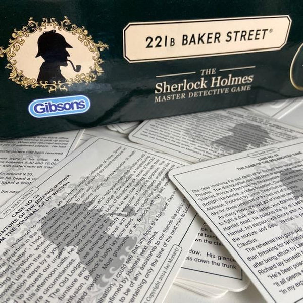221B Baker Street Sherlock Holmes Board Game Gibsons