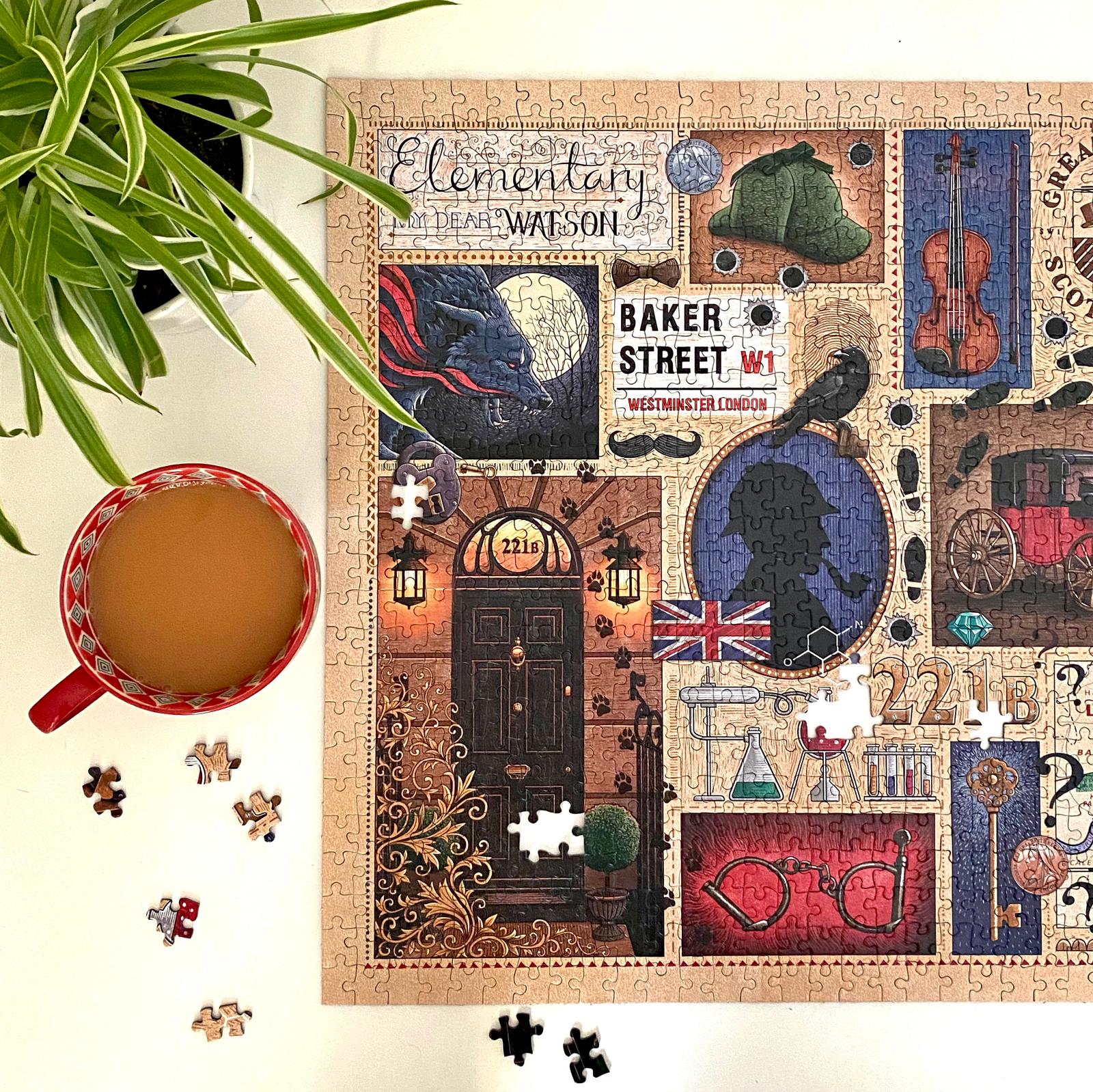 Sherlock Holmes Book Club 1000 piece jigsaw puzzle