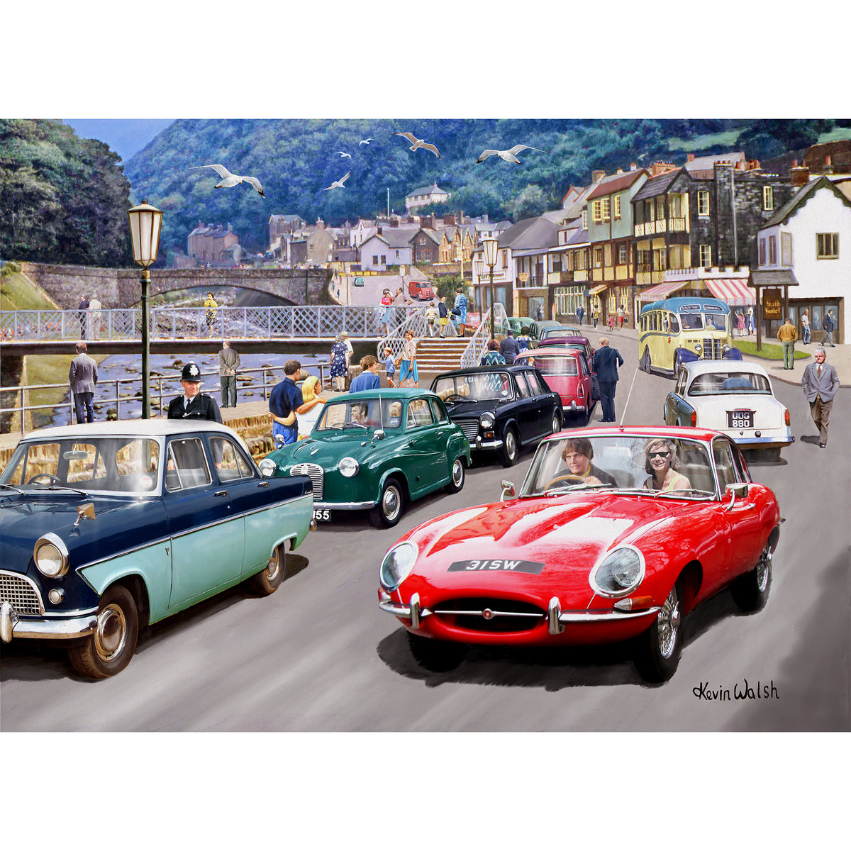 lynmouth living 500 piece jigsaw puzzle by kevin walsh from gibsons games