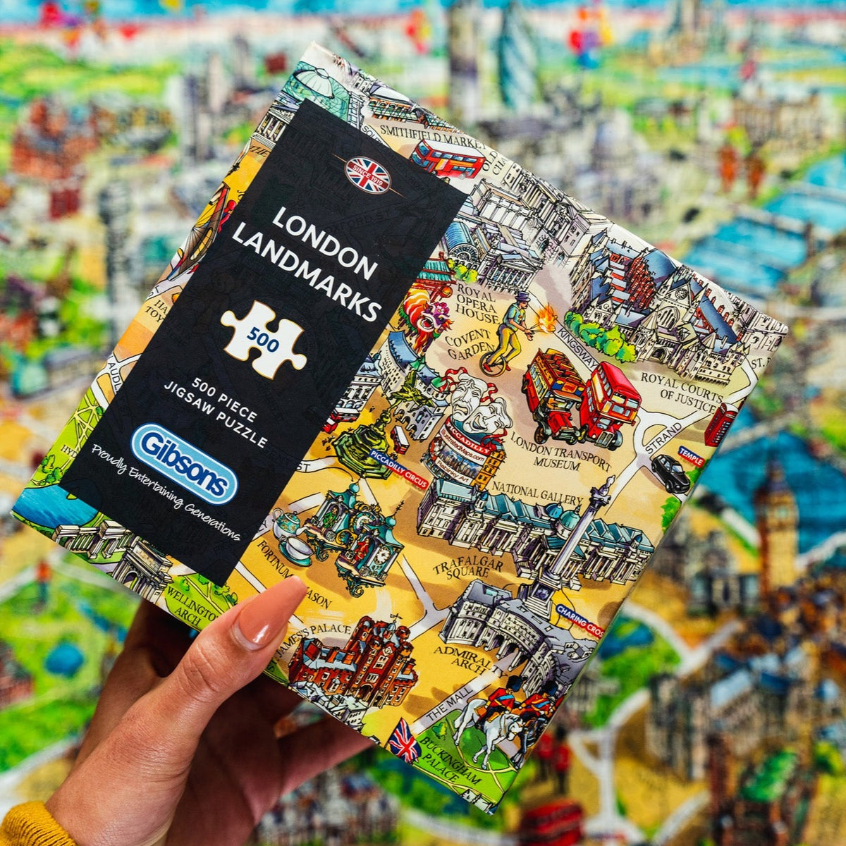 London Landmarks 500 piece jigsaw puzzle from Gibsons