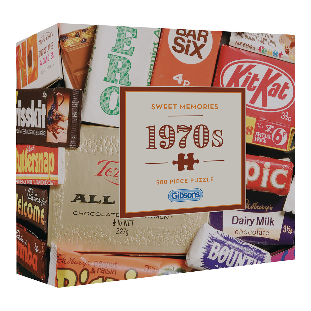 Sweet memories of the 1970s jigsaw puzzle by gibsons games 