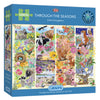 G3557 Through the Seasons 500XL jigsaw puzzle by Janice Daughters eco friendly puzzle gibsons games