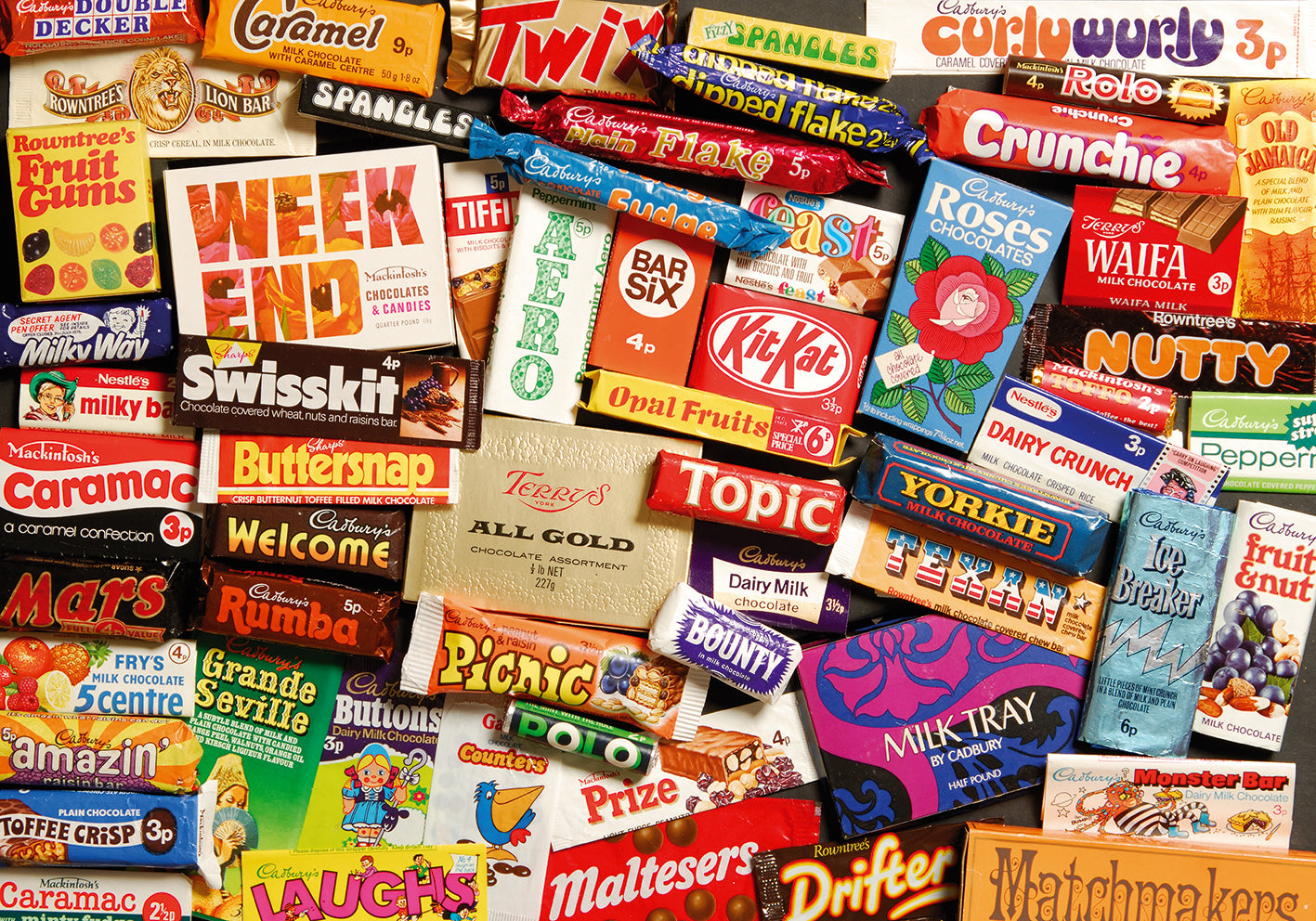 Sweet memories of the 1970s jigsaw puzzle by gibsons games