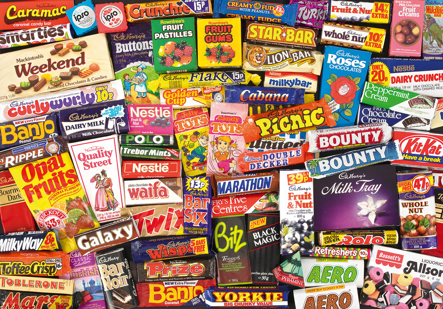 Sweet memories of the 1980s jigsaw puzzle by gibsons games