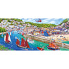looe harbour 636 piece panoramic jigsaw puzzle by gibsons games