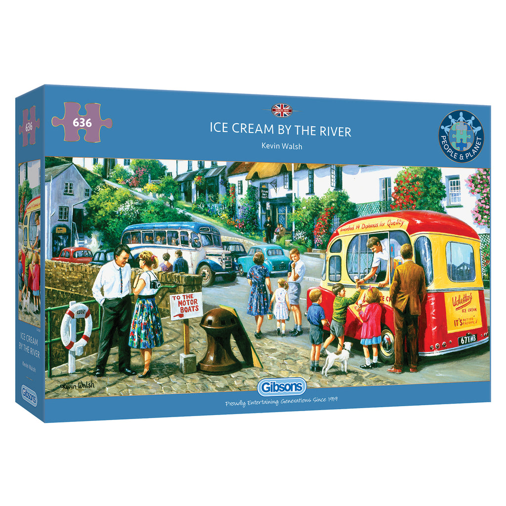 G4059 Ice Cream by the River puzzle by gibsons