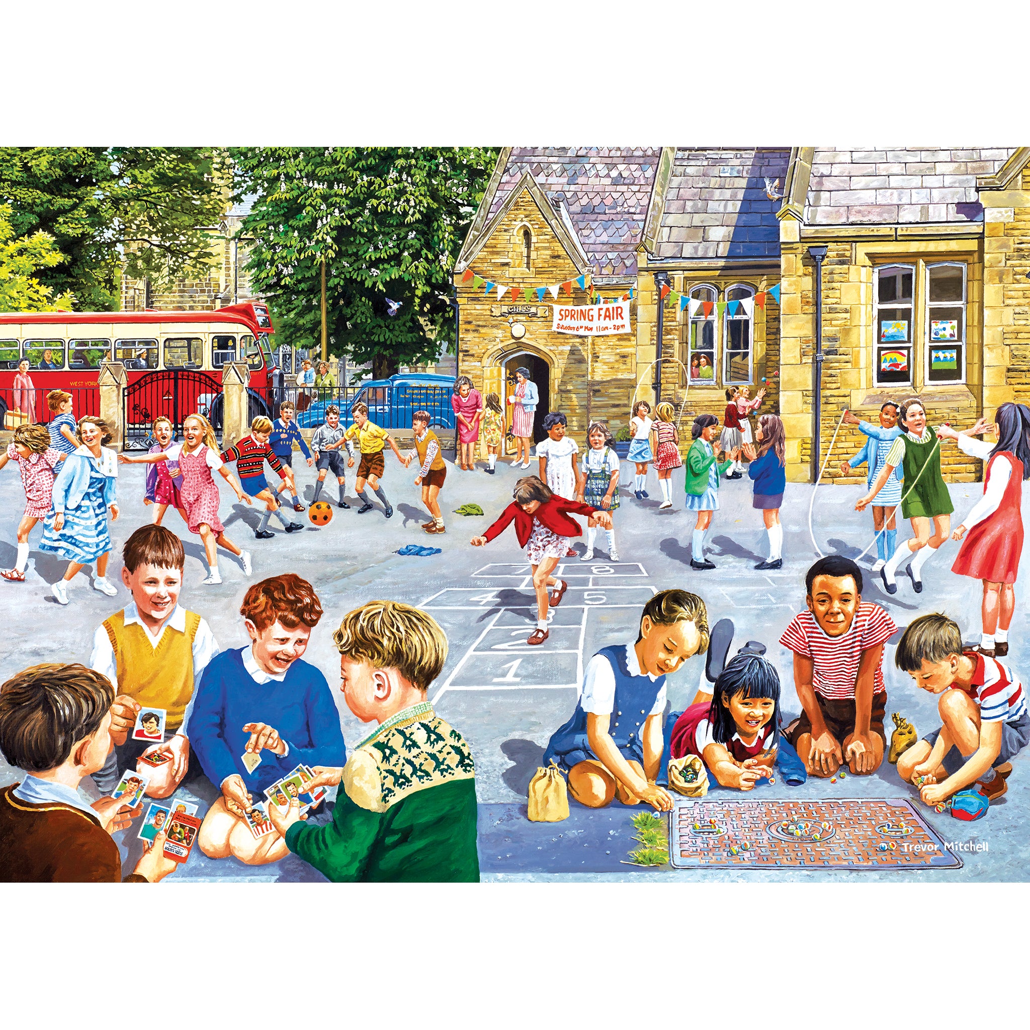 G5063 School Days Trevor Mitchell jigsaw puzzle