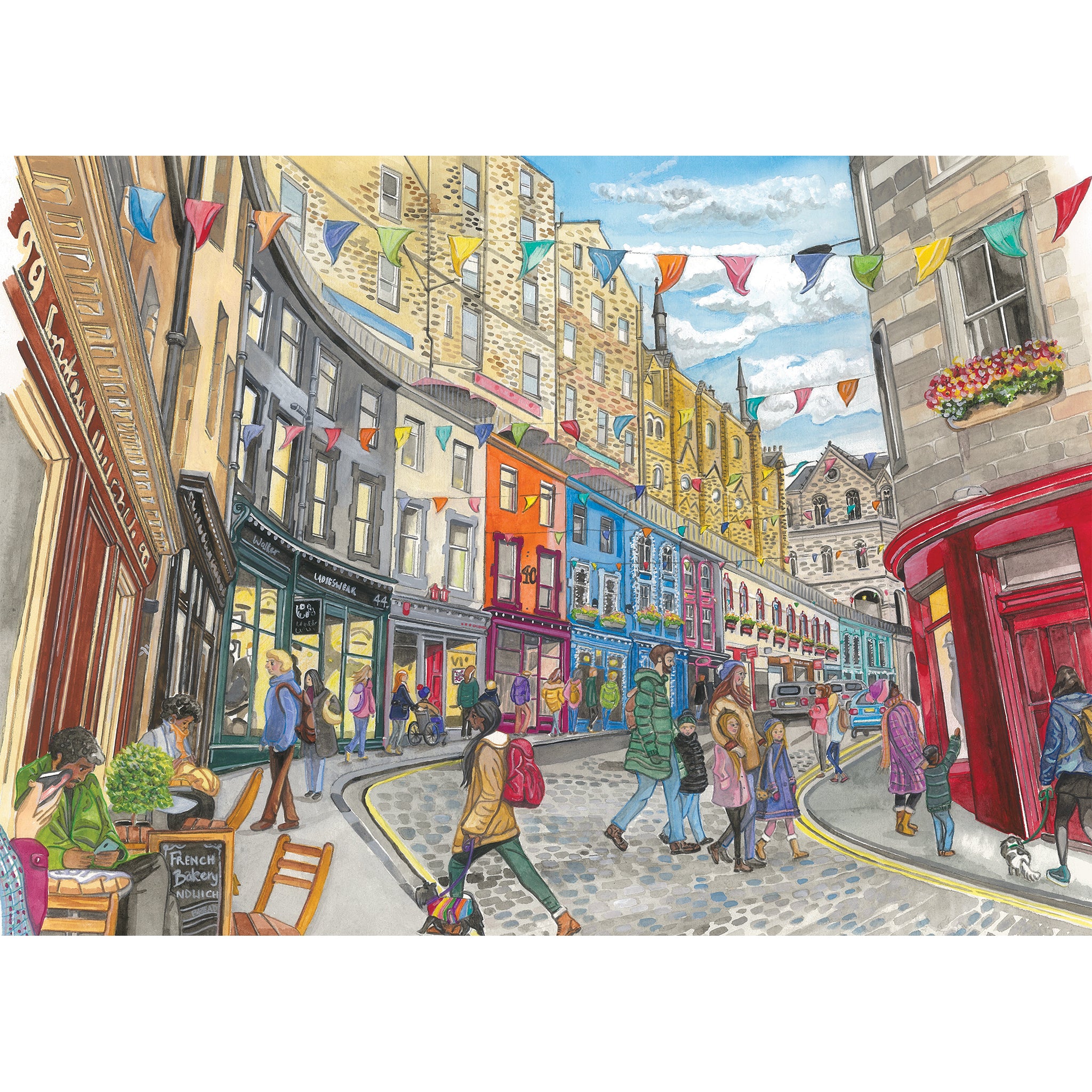 edinburgh 2 x 500 piece multibox jigsaw by gibsons